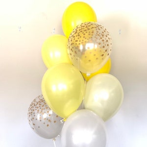 Yellow Balloons | Lemon Balloons | Citrus Balloons | Lemonade Balloons | Citrus Bridal Shower Decor | Lemonade First Birthday |