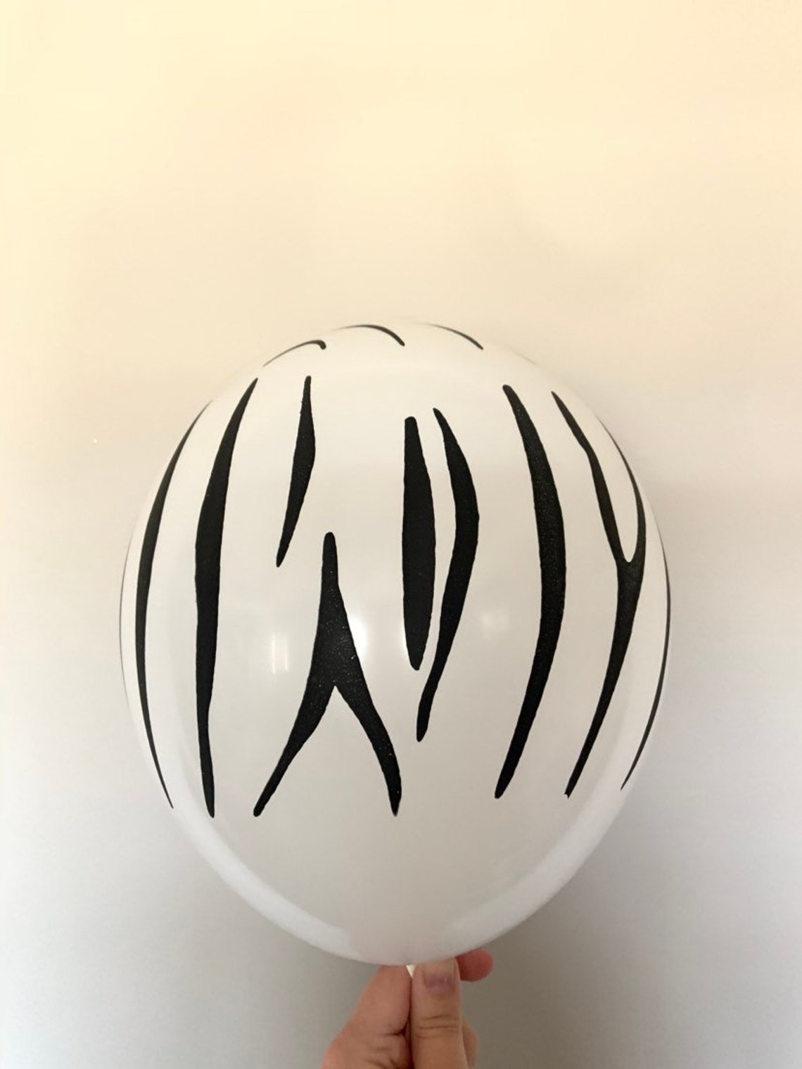 Zebra Print Balloons Zebra Latex Balloons Sweet 16 Etsy
