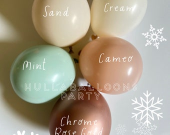 Winter Boho Balloons | Winter ONEderland Birthday | Little Snowflake Baby Shower | Balloons for Baby Block Boxes | Baby It’s Cold Outside