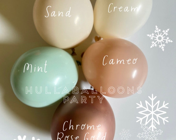 Winter Boho Balloons | Winter ONEderland Birthday | Little Snowflake Baby Shower | Balloons for Baby Block Boxes | Baby It’s Cold Outside