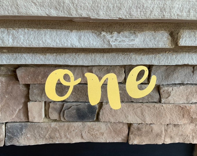Yellow High Chair Banner | Yellow One Banner | Citrus One High Chair Banner | Lemon First Birthday Photo Shoot