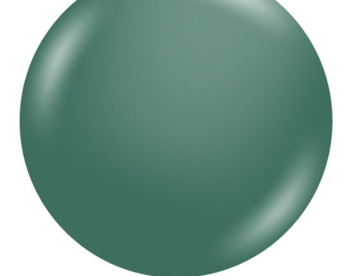 Jumbo Evergreen Balloons | 24" Dark Green Balloon | Large Green Balloons | Dark Green Bridal Shower Decor | Evergreen Wedding Decor