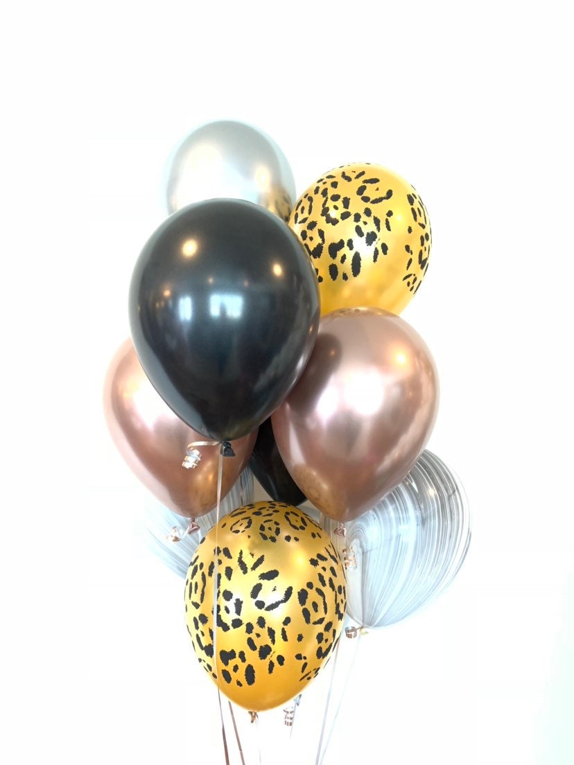 Rose Gold Balloon Bouquet  16 balloons, Balloon decorations, Balloons