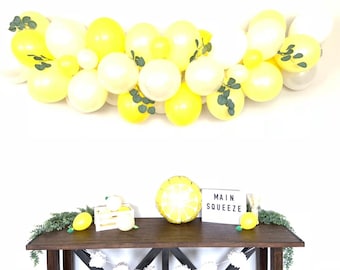 Lemon Balloon Garland | She Found Her Main Squeeze Bridal Shower Decor | Love is Sweet  Baby Shower | It's Sweet To Be One First Birthday Pa