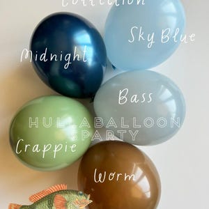 Gone Fishing Balloons | OFISHally One Birthday | The Big One Birthday | A Little Fish is on the Way Baby Shower | Gone Fishing Balloons