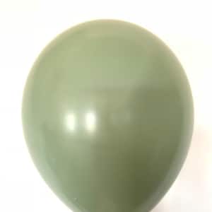 Palloncini di eucalipto / Arredamento matrimonio verde salvia scuro / Palloncini salvia / Palloncini verde salvia scuro / Arredamento doccia nuziale verde salvia