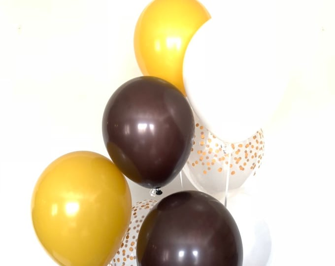Mustard and Brown Balloons | Honeybee Balloons | Beach Bridal Shower | Mommy To Bee Baby Shower Decor