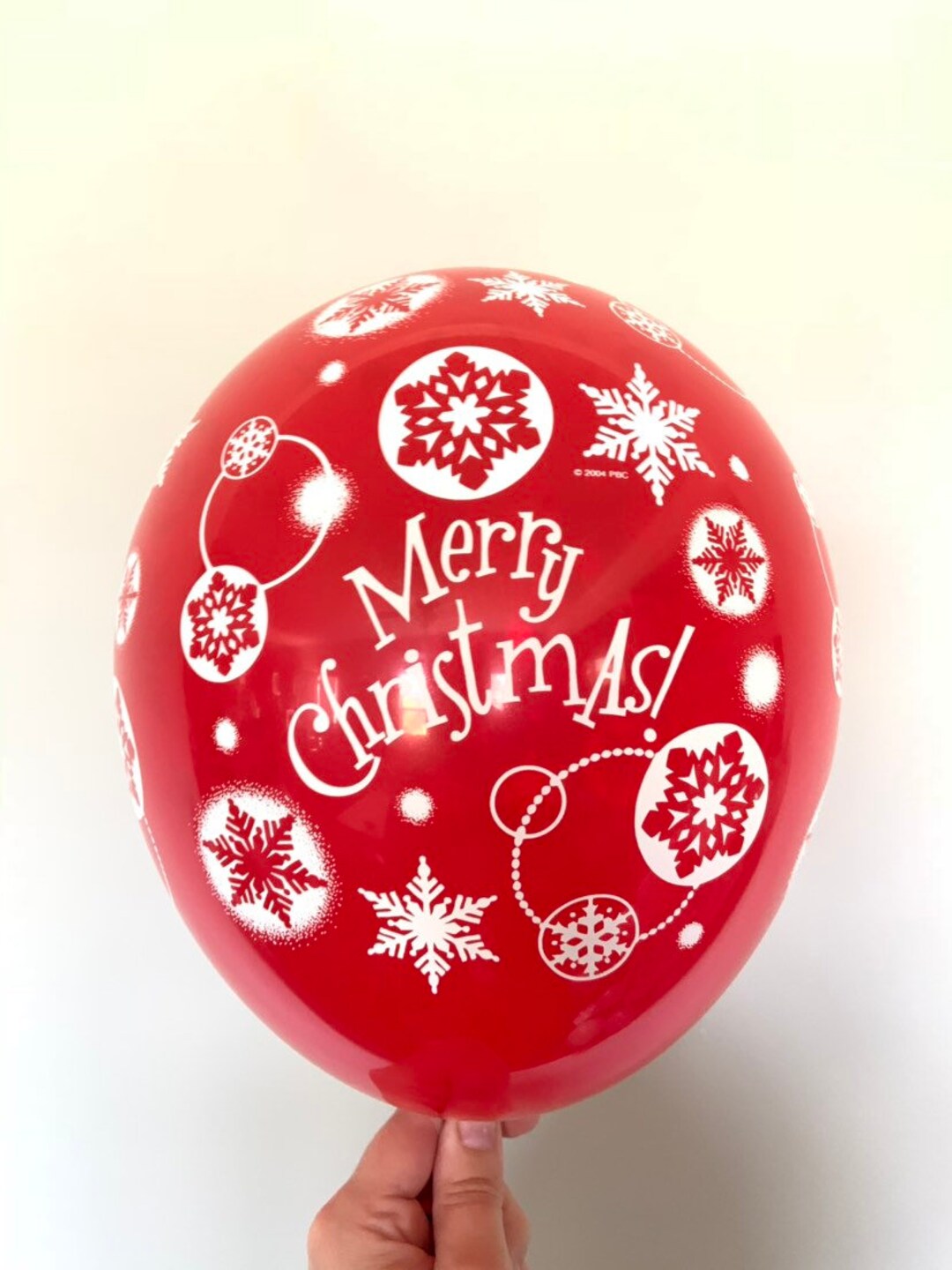 Ballons Noël confettis et ampoules - Ballons MERRY CHRISTMAS
