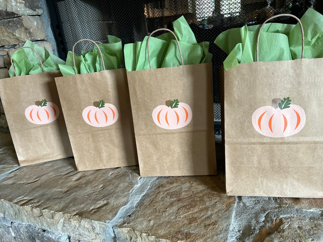 little-pumpkin-kraft-gift-bags-8-x-4-75-x-10-sized-kraft-etsy