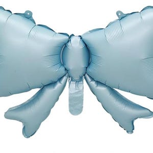 Blue Bow Balloon | Bow Birthday Balloons | Sweet One First Birthday | Coquette Bow Decor | Bow Baby Shower | Tie the Knot Bridal Shower