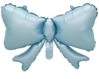 Blue Bow Balloon | Bow Birthday Balloons | Sweet One First Birthday | Coquette Bow Decor | Bow Baby Shower | Tie the Knot Bridal Shower