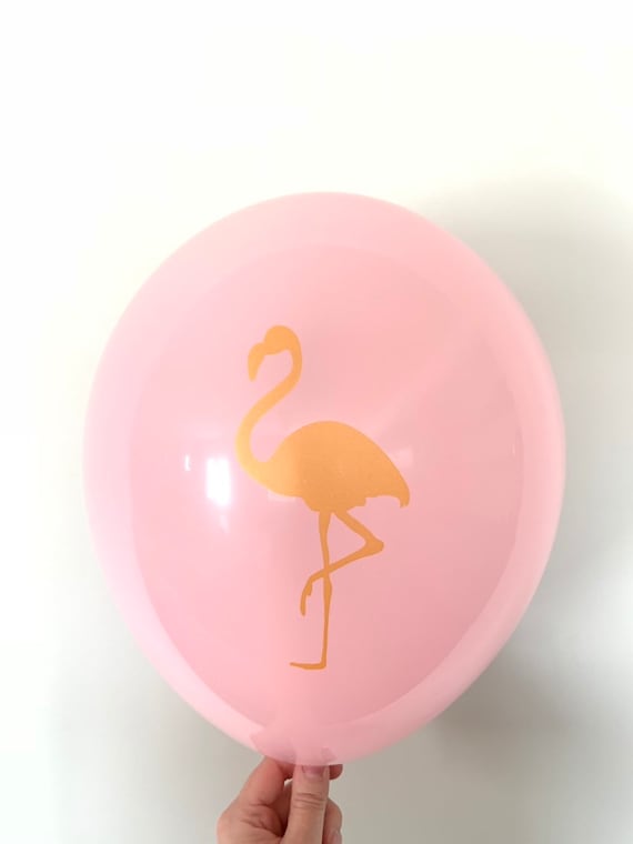 Flamingo Balloons Tropical Balloons Flamingo Decor | Etsy