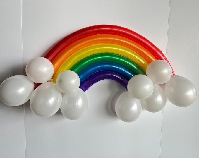 Rainbow Balloons | DIY Rainbow Kit | Rainbow Birthday Party | Lucky One First Birthday | St.Paddy’s Day Decor