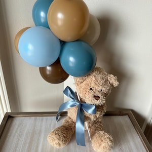 Palloncino a forma di orsetto con palloncini a forma di bastoncino solo / Orsetto e fiocco NON inclusi / Bouquet di orsetto / Orsetto 1° compleanno / Baby shower con orsetto