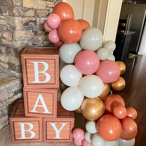 Blush Little Pumpkin Balloon Garland Kit DIY | Little Pumpkin Baby Shower Decor | Fall Bridal Shower | A Little Pumpkin is on the Way
