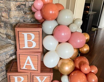 Blush Little Pumpkin Balloon Garland Kit DIY | Little Pumpkin Baby Shower Decor | Fall Bridal Shower | A Little Pumpkin is on the Way