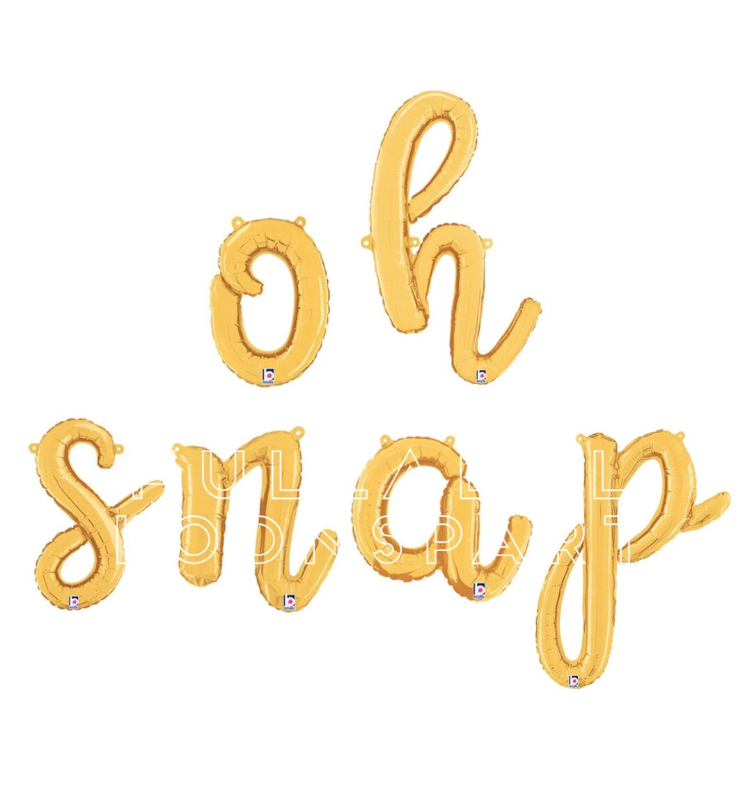 Oh Snap Balloons | Oh Snap Gingerbread Birthday Party Balloon Letters ...