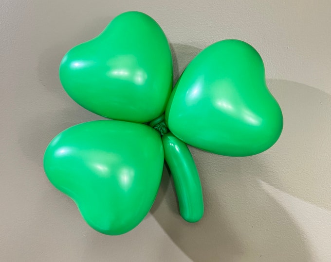 Shamrock Latex Balloons | Lucky in Love | Lucky One Balloons | One Lucky Dude Birthday | Irish March Birthday | Lucky Baby Shower