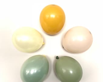 Mini Sage and Citrus Balloons | Mini Sage Balloons | Mini 5” Latex Balloons | Sage and Citrus Bridal Shower | Bumblebee Baby Shower Decor