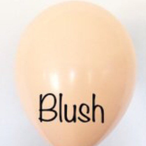 Blush Balloons | Fashion Blush Latex Balloons | Sweet as a Peach Birthday Party | Blush Bridal Shower Decor | Blush Baby Shower