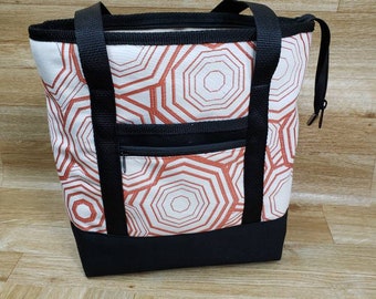 Styling Tote ( Small) ~( By Cindy's Creative Bags VT ) ~Handmade in VT~Zippered Closure~