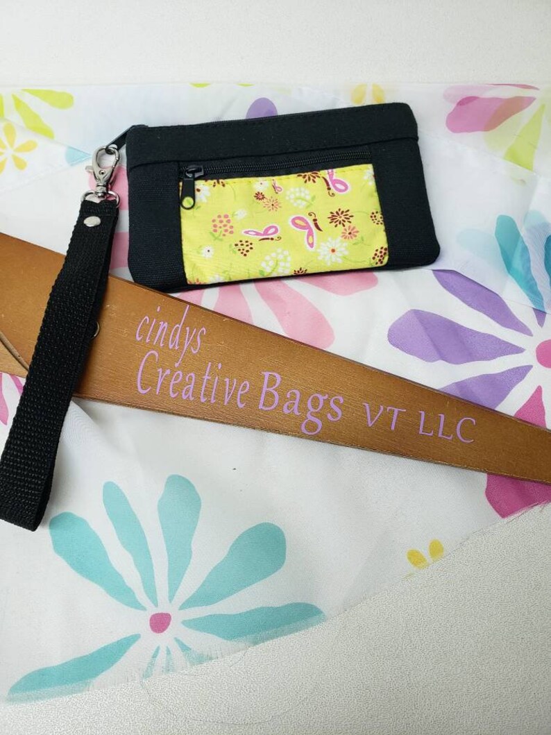 keys /& Lipstick Great to hold your money credit card Fun size for a little girl. The Small Leah wristlet clutch