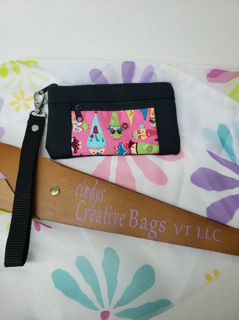 keys /& Lipstick Great to hold your money credit card Fun size for a little girl. The Small Leah wristlet clutch