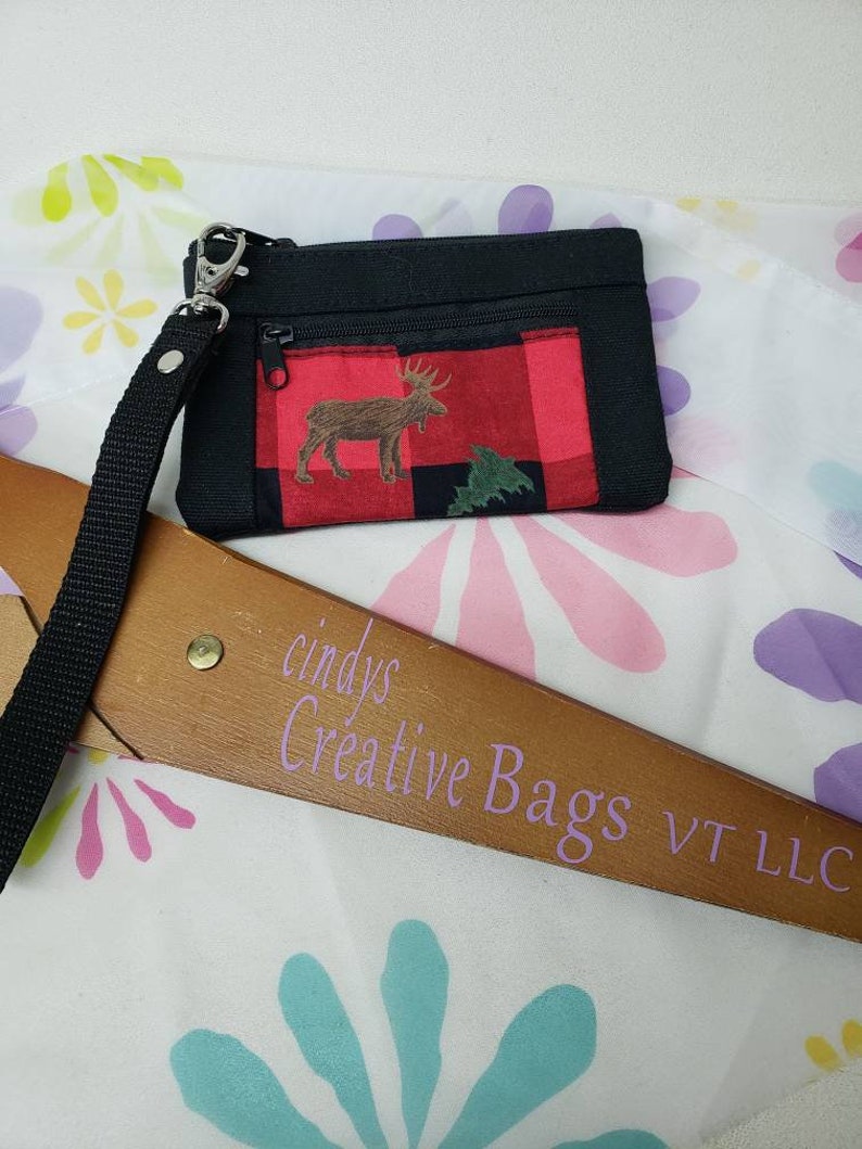 keys /& Lipstick Great to hold your money credit card Fun size for a little girl. The Small Leah wristlet clutch