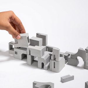 Replay | Create your own Brutalist Sculpture Replay childhood memories Spatial Imaginative Play Brutalist Architect Gift