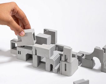 Replay | Create your own Brutalist Sculpture Replay childhood memories Spatial Imaginative Play Brutalist Architect Gift