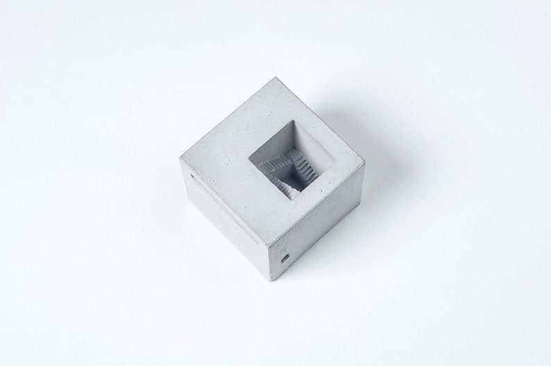 Spaces Set of Nine Concrete Architecture Model Concrete Brutalist Sculpture Beton Miniature world For Architect gift image 6