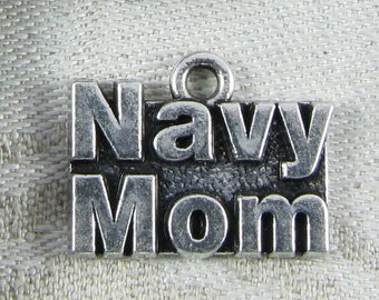1 or 3, Navy Mom, Navy Mom Charm, Navy Charm, Military Mom, Military, Military Mom Charm, Armed Forces Charm, Navy Pride, CAU050