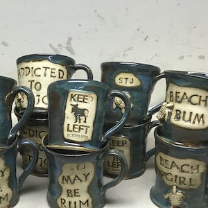 Keep left donkey mug, St. John usvi
