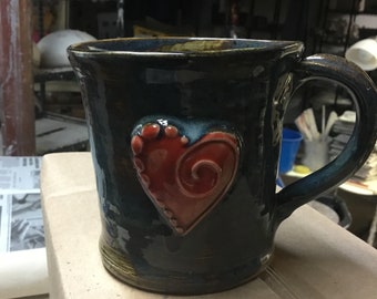 Heart mug in honor of Jeff