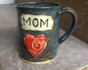 Mom heart mug