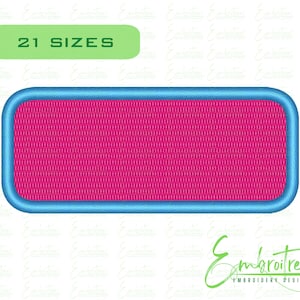 Rectangle Embroidery File