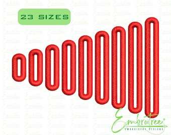 Buttonhole Embroidery Design, Button Hole Machine Embroidery File