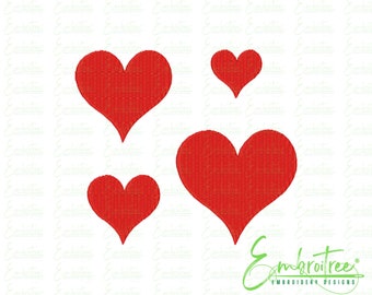 Heart Embroidery Design - Machine Embroidery Heart Download