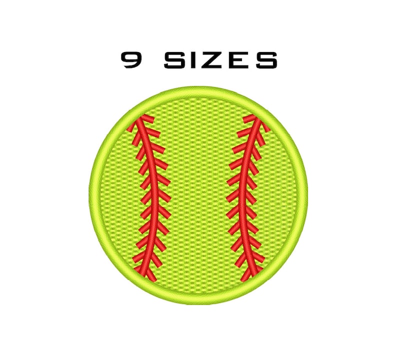 SOFTBALL EMBROIDERY DESIGNS Machine Embroidery Softball Etsy