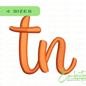 tn Embroidery Design Tennessee Machine Embroidery File Tennessee Embroidery Designs Tennessee tn Embroidery Download