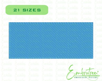 Rectangle Filled Embroidery Design