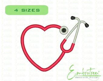 Medical Embroidery Designs Nurse Embroidery Nurse Stethoscope Machine Embroidery Design Heart Stethoscope Doctor Monogram Frame Download