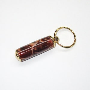 Secret Compartment Pill Box Key Ring