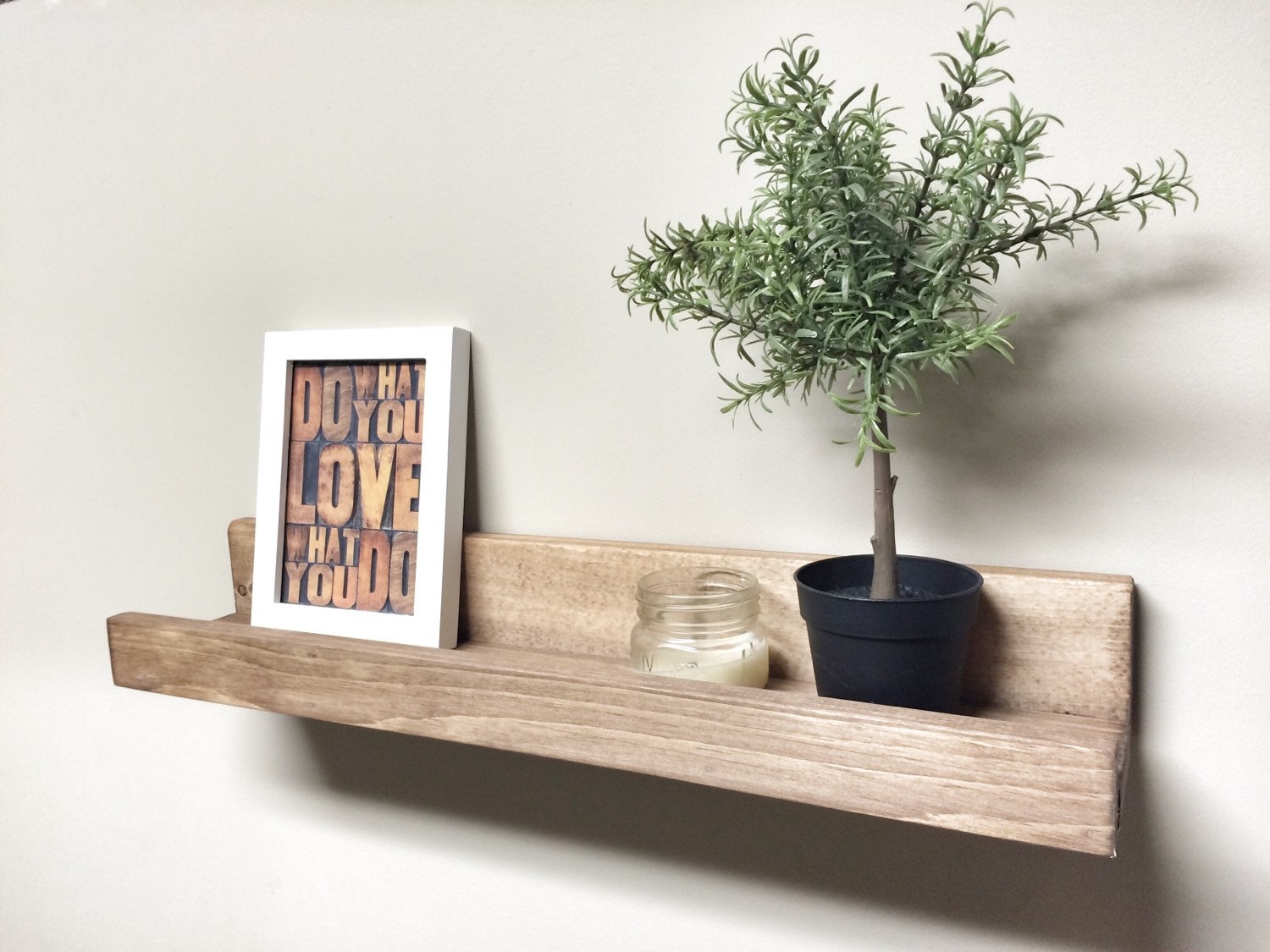 Rustic Wooden Picture Ledge Shelf Gallery Wall Shelf Rustic Etsy Canada