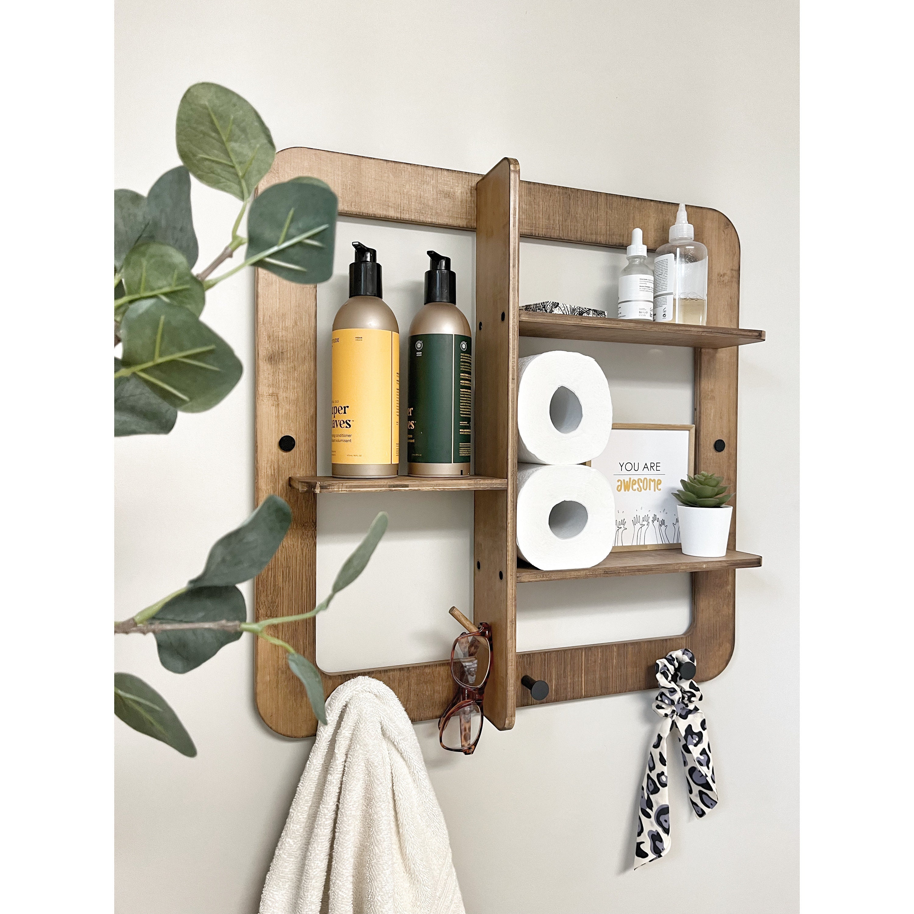 How to Build Bathroom Shelves Next to Shower