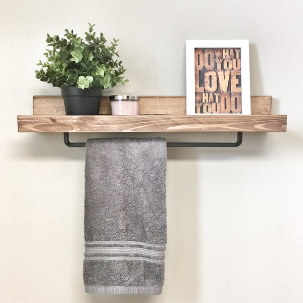Rustic Towel Rack - Etsy