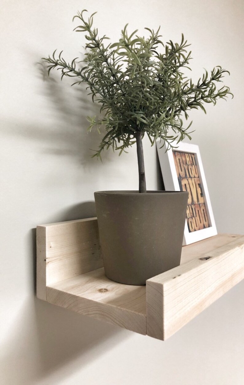 Wooden Picture Ledge Shelf Gallery Wall Shelf Floating Etsy
