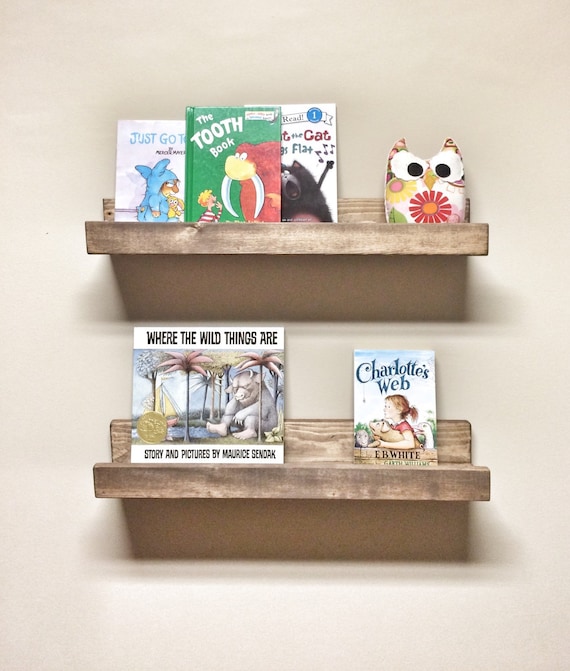 floating shelves for kids room