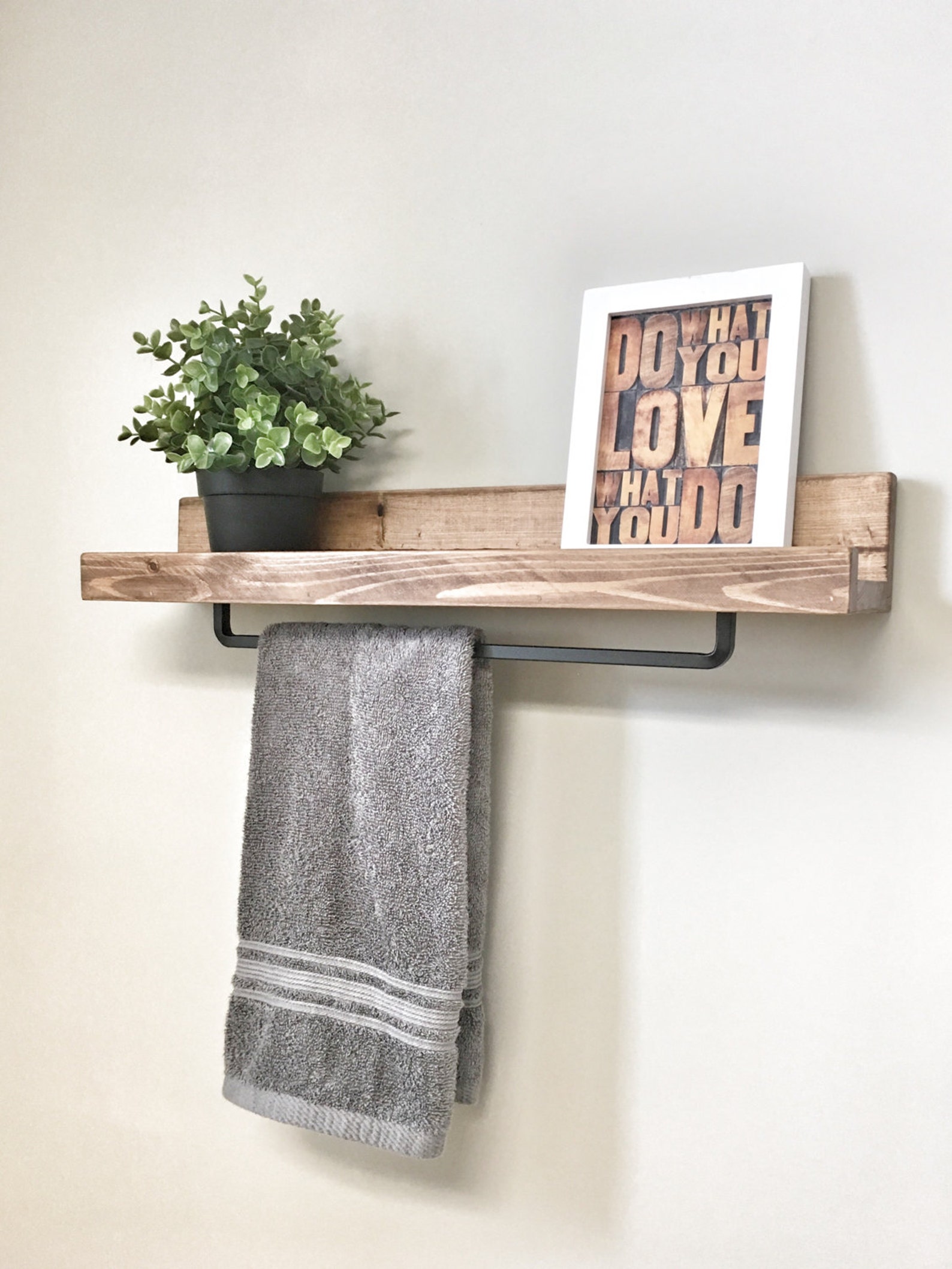 Rustic Wooden Rack Ledge Shelf Ledge Shelves Wooden Rack Etsy