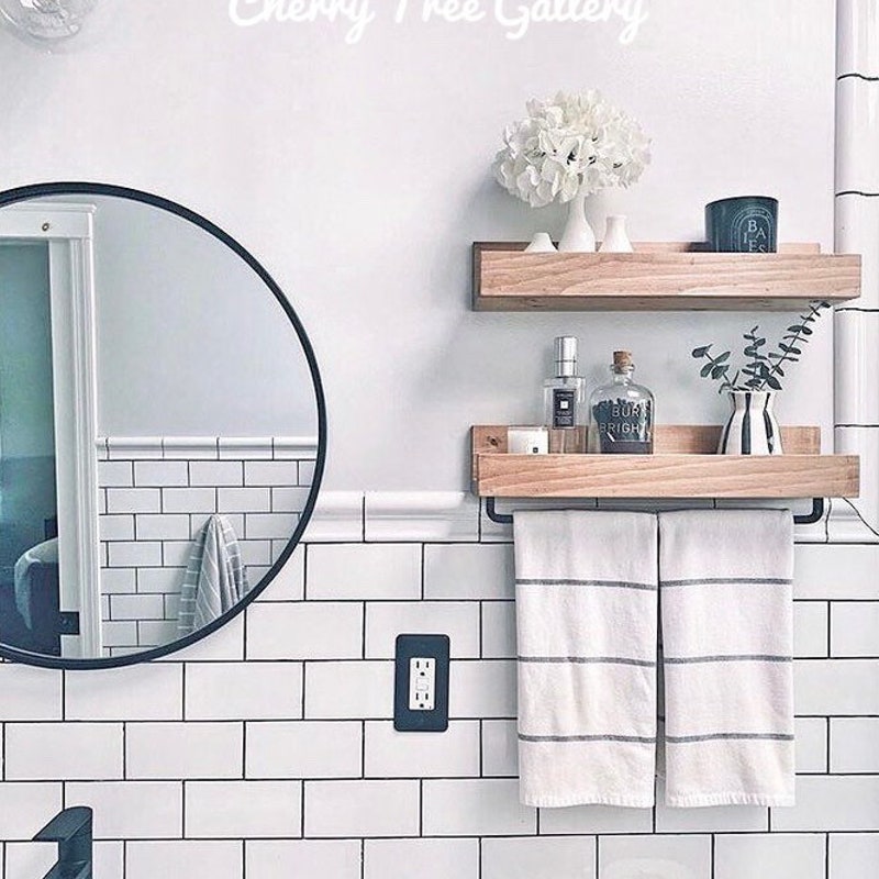 Floating Shelves Bathroom - Etsy